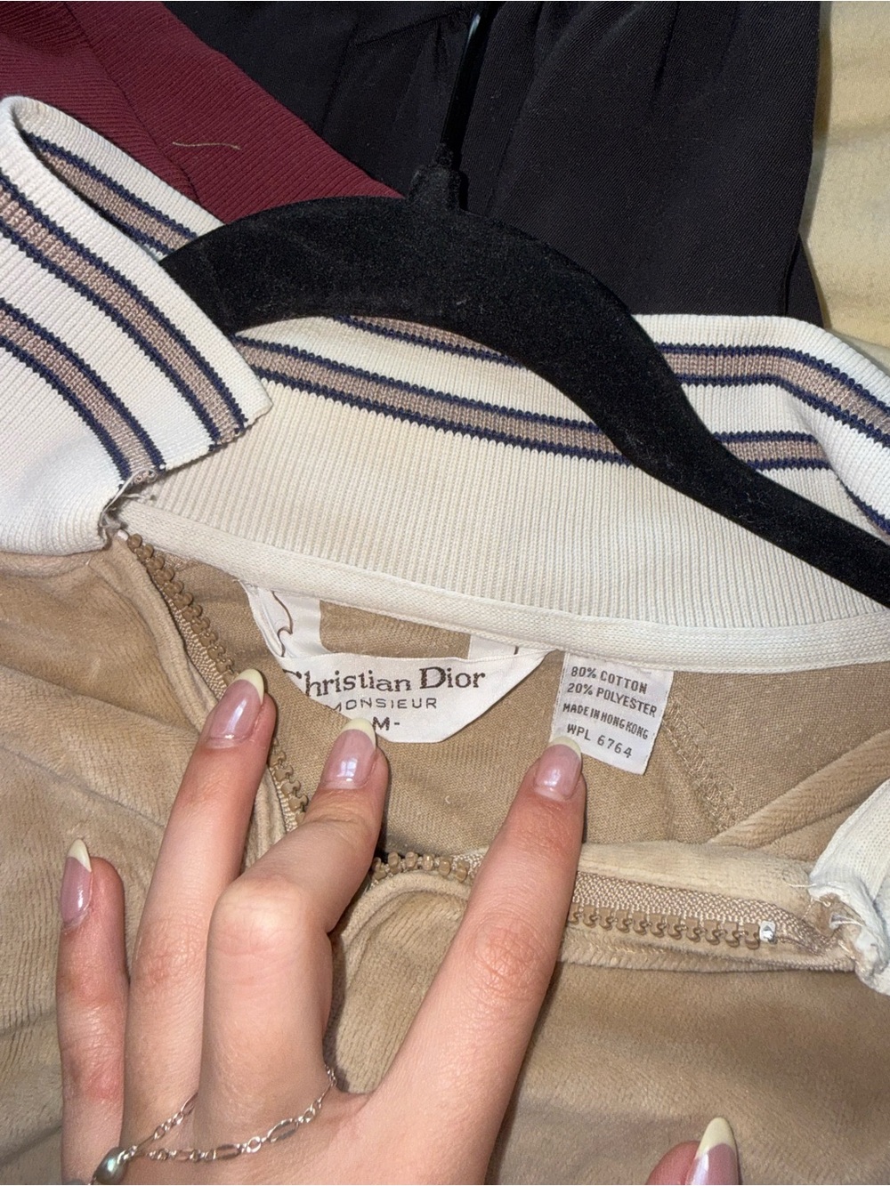 Vintage Christian Dior Zip Up - Picture 4 of 4